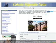 Tablet Screenshot of calcolostipendionetto.it